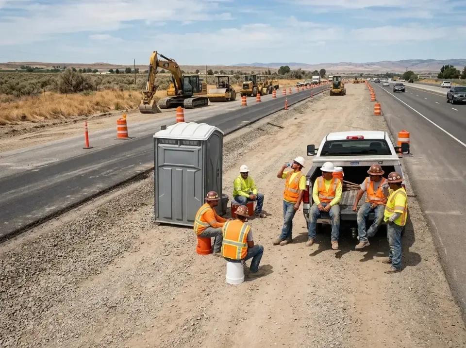 highway-road-construction-crew-007 — frequently asked questions, Porta Potty and Restroom Rentals in Bellevue, IA
